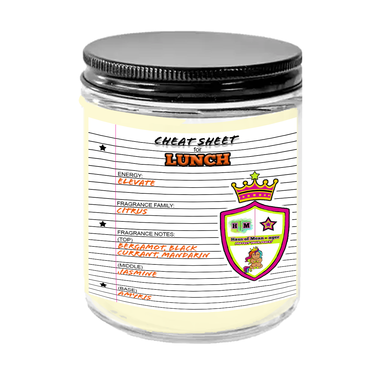 LUNCH Premium Aromatherapy Candle