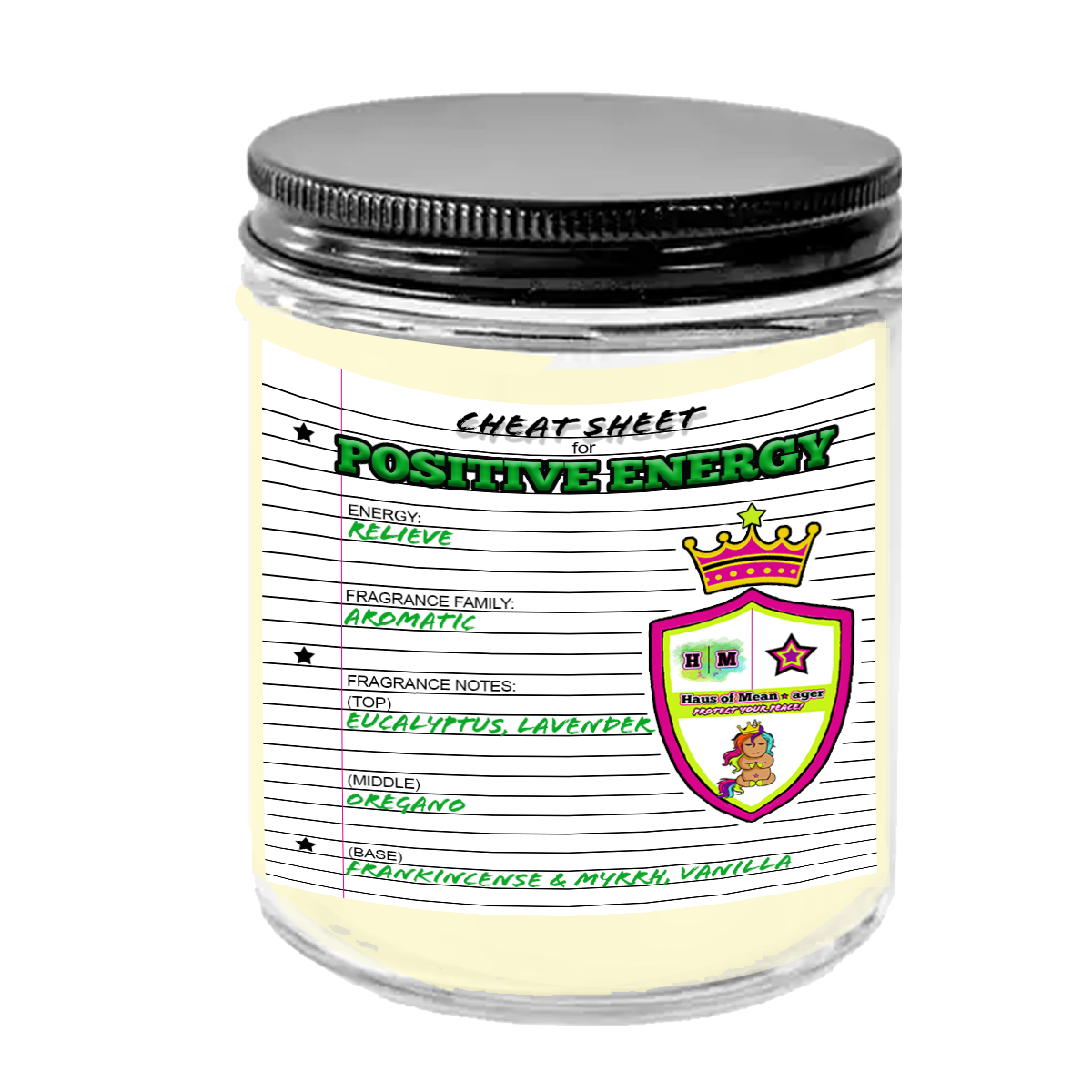 POSITIVE ENERGY Premium Aromatherapy Candle